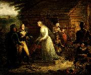 John Blake White Mrs. Motte Directing Generals Marion and Lee to Burn Her Mansion by John Blake White USA oil painting artist